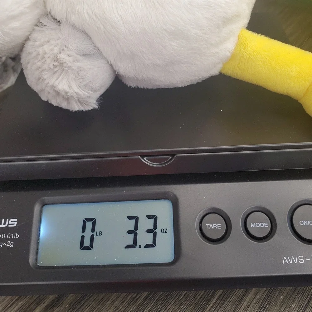 Carter's Seagull Plush Bird‎ Baby Toy White Yellow Gray Stuffed Animal Lovey 9